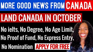 CANADA WORK PERMIT | NEW BRUNSWICK RELOCATION STREAM WITH NO DEGREE | NO PROOF OF FUND- NO IELTS