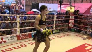 Gina Carano - Fight in Thailand