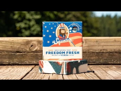 Dr. Squatch Freedom Fresh & Spidey Suds Limited Edition Soap