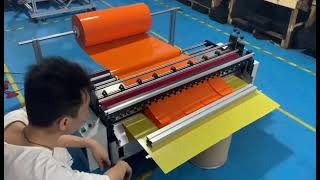 700MM Automatic Roll To Sheet Cloth Paper Film Cutting Machine Vertical and Horizontal Cutter