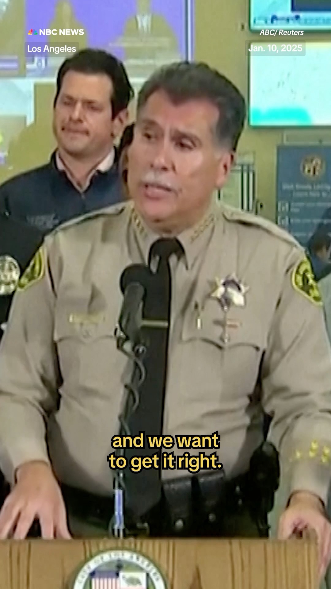 LA County Sheriff Robert Luna said he expected the death toll numbers from the wildfires to grow.