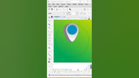 Simple Round Label Design Vector In Coreldraw | Coreldraw Shorts