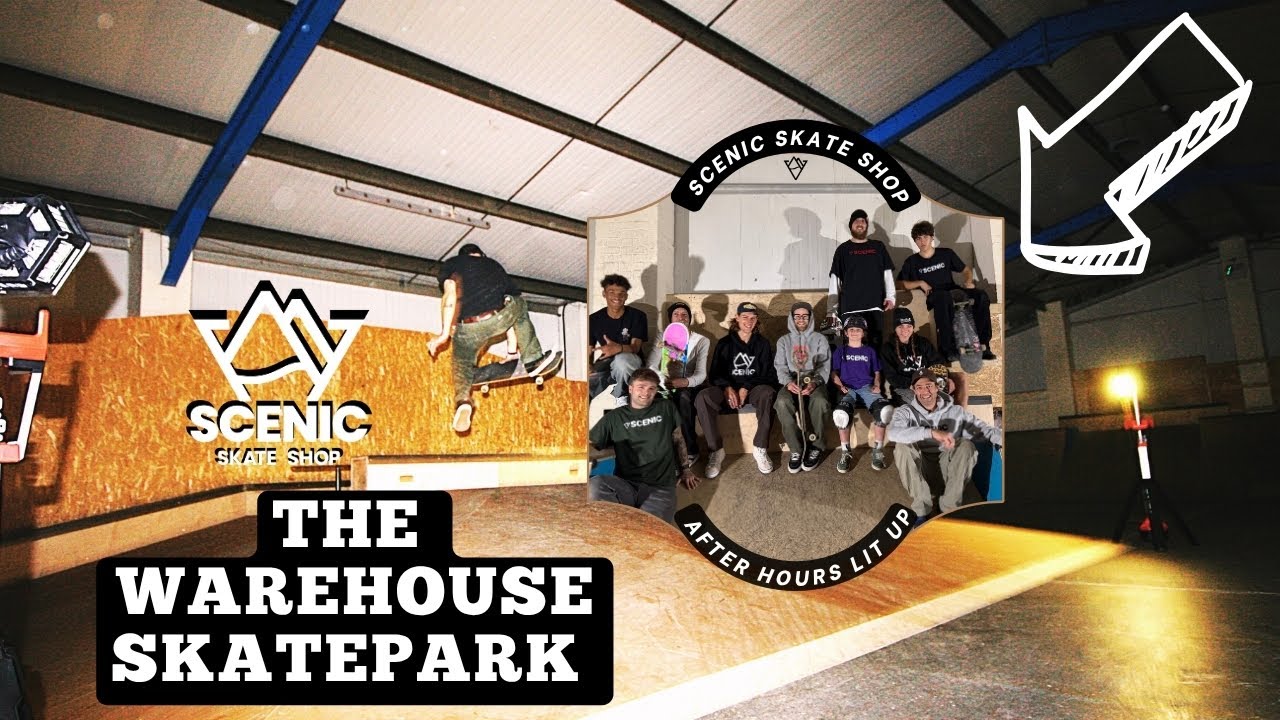 Scenic Skate Shop Light Up The Warehouse Skatepark