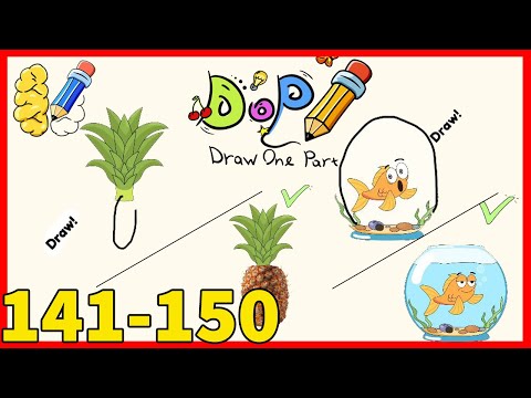 DOP Draw One Part | Level 141 142 143 144 145 146 147 148 149 150 Solution or Walkthrough