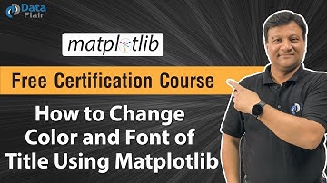 Python Matplotlib Practical - How to Change Font of Title and Axis in Chart using Matplotlib [Hindi]