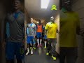 Sundowns Players singing before the game.. GWIJO