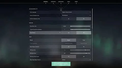 sinatraa valorant settings actual