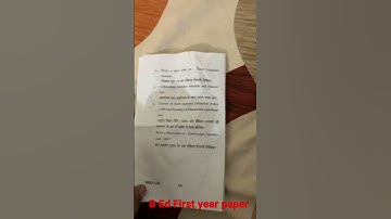 Contemporary India and Education Mjpru Bed paper