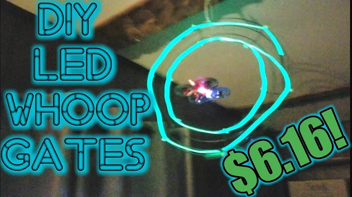 LED WHOOP GATES DIY CHEAP!