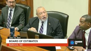 Board of Estimates Meeting; July 19, 2023