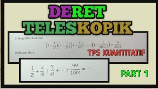 A COMPLETE EXAM OF TELESCOPIC SERIES (PART 1) WITH EXAMPLE QUESTIONS AND DISCUSSION