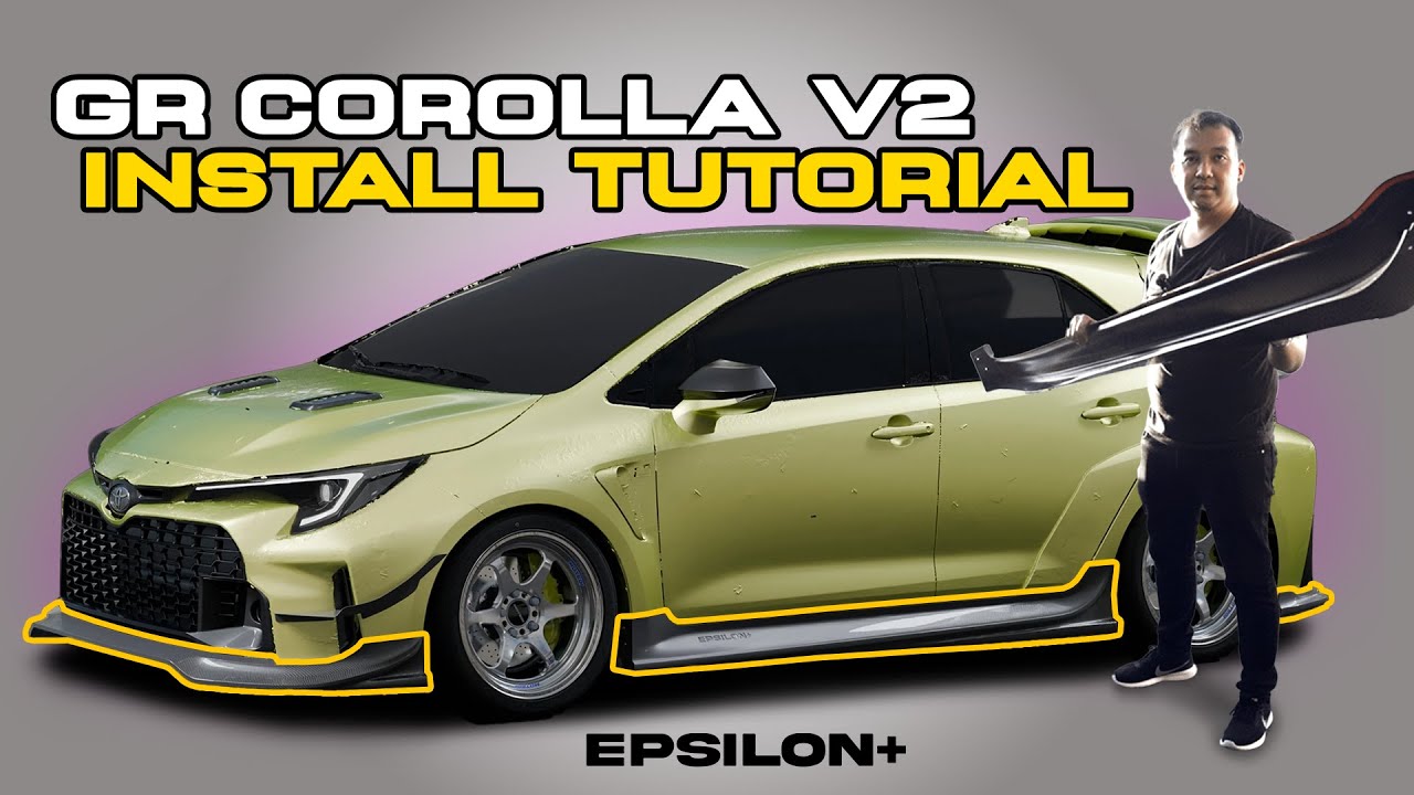 Front Lip V2 – Toyota GR Corolla (Zenki, E210, 2023-2024)