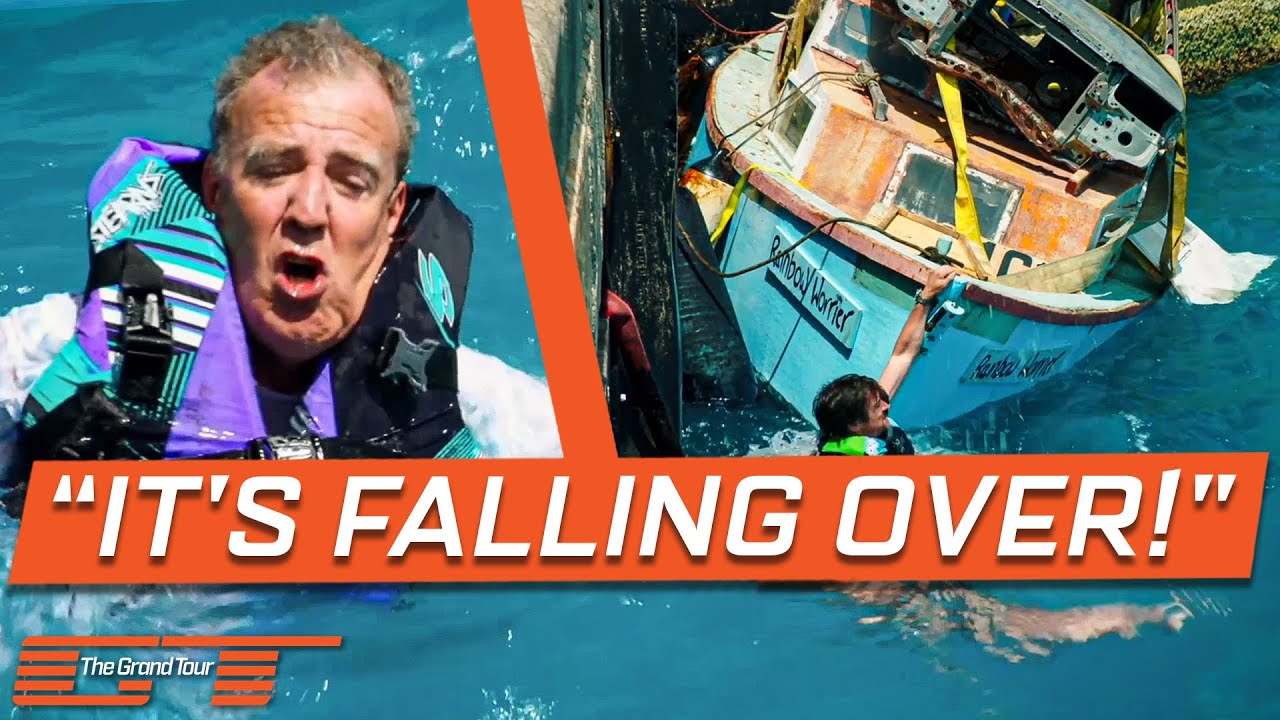 "Abandon Ship!" as Clarkson's Boat Sinks with Hammond On Board The
