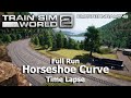 Horseshoe Curve - Time Lapse - Train Sim World 2