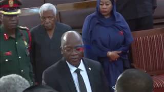 Rais Magufuli na Makamu wa Rais walivyomuaga Reginald Mengi