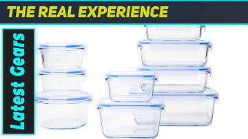 reviewBest Glass Food Storage Containers? Amazon Basics 20-Piece Set