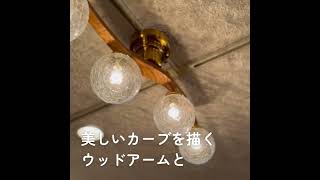 カテキン　シーリングカバー２　バブルランプ胡桃DB カテキン様専用 シーリングカバー2 バブルランプ胡桃DB