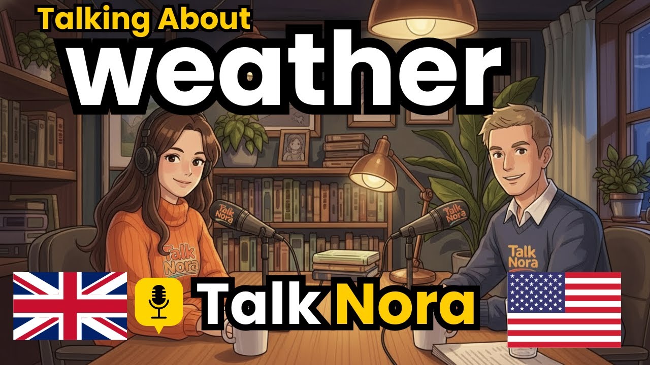 How to Talk About the weather in English | English Conversation Practice