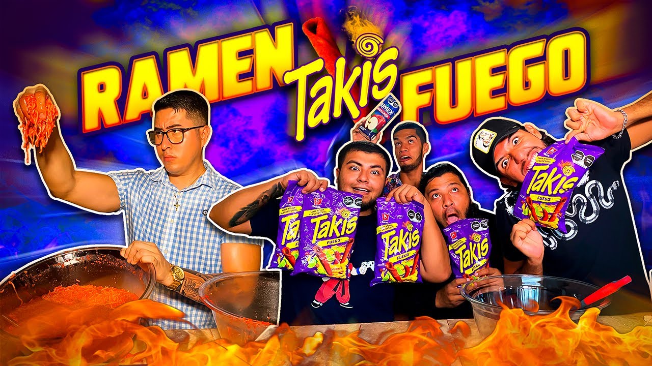 🔥PREPARAMOS LA ULTIMA SOPA MARUCHAN DE TAKIS FUEGO CON EL CREW RETOJORJAIS🔥