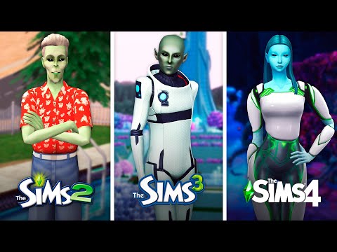 Видео: Пришельцы в The Sims | Сравнение 3 частей