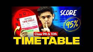 Topper’s Time Table for Class 9th &amp; 10th 🔥 ｜ Average to Topper  ｜#PrashantKirad #class9th #class10th