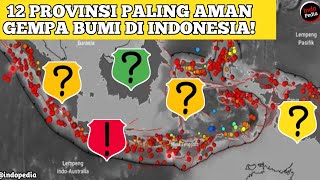 Relatif aman!? Inilah 12 Provinsi paling aman dari gempa bumi di Indonesia!