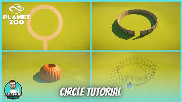 Planet Zoo Tutorial: Circle Paths, Buildings And Habitats | Step By Step Guide/Tips