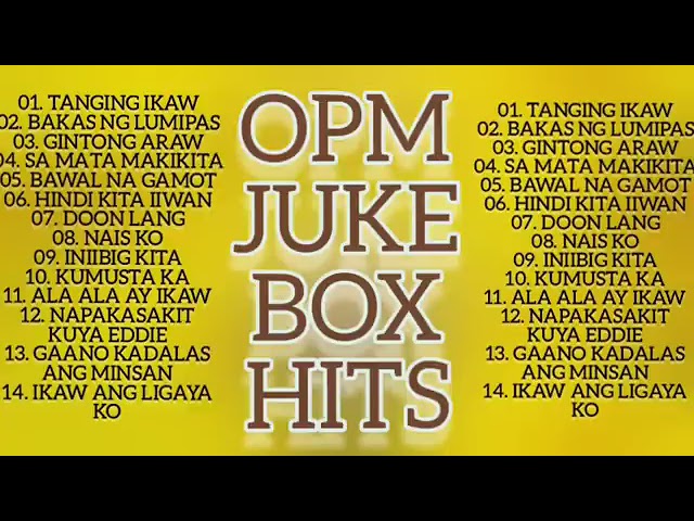 OPM Jukebox Hits (Jukebox King) #jukebox #lumangtugtugin #opmlovesongstagalog class=