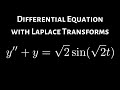How to Solve an Initial Value Problem using Laplace Transforms y'' + y = sqrt(2)sin(sqrt(2)t)