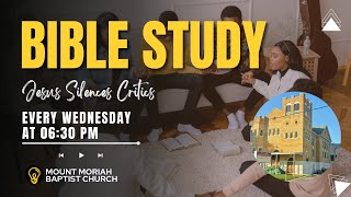 Jesus Silences Critics // Wednesday Night Bible Study // MMBC