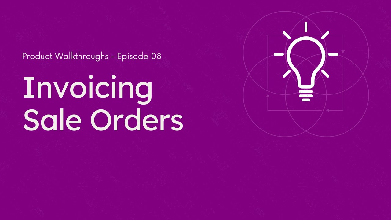 Invoicing Sale Orders