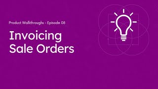 Invoicing Sale Orders