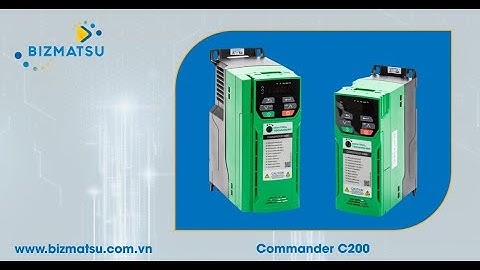 [ENGSUB] Hướng dẫn Setup/Cài đặt thông số cơ bản biến tần Nidec Commander C200 | Bizmatsu Vietnam