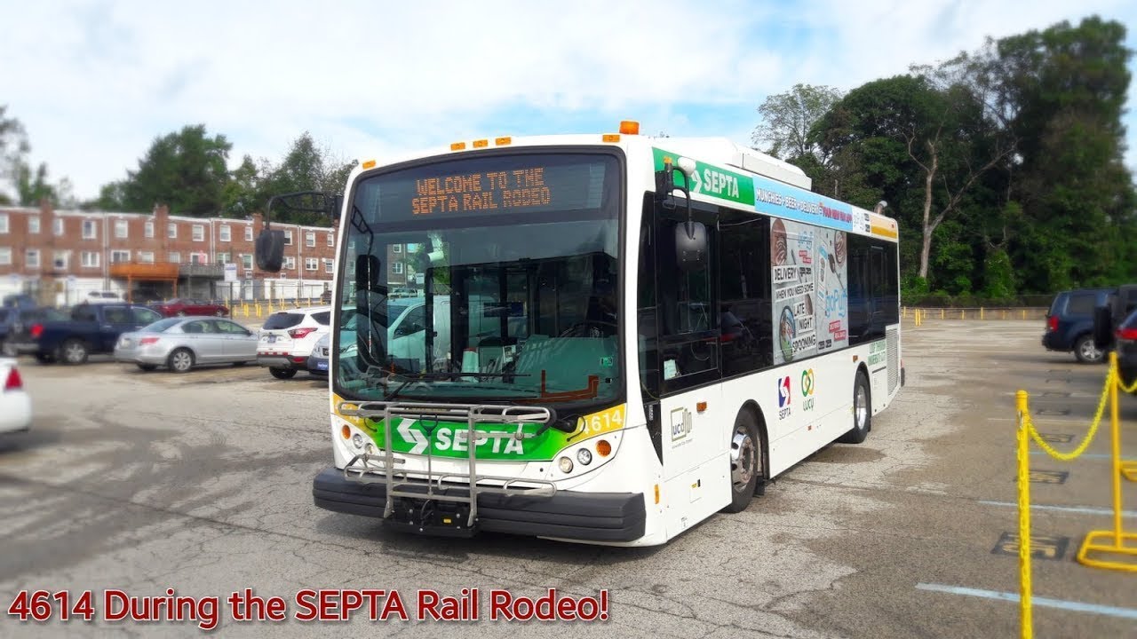 Septa Bus Rodeo SEPTA 2016 New Flyer MiDi #4614 @ the 2018 SEPTA Rail Rodeo! - YouTube