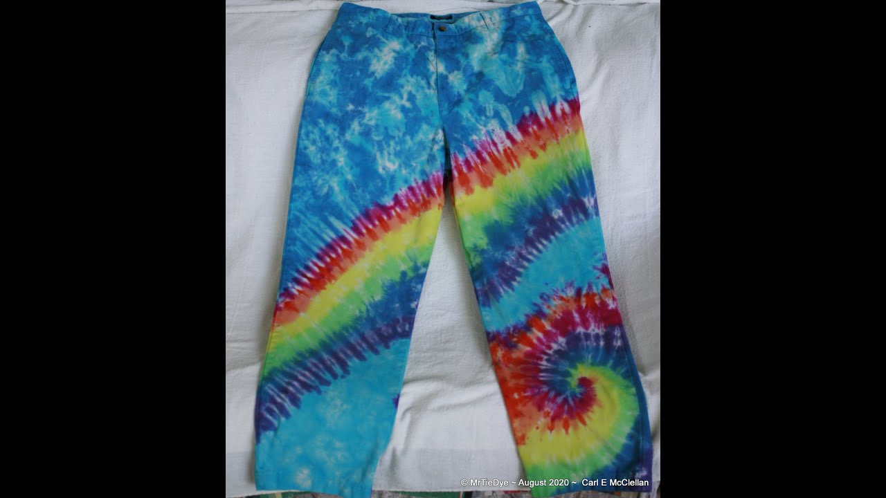 Tie Dye Your Pants ~ DIY - YouTube