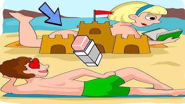 DOP 2:Delete One Part - Funny Erase Object Brain Game Level 385 to 410 Walkthrough!