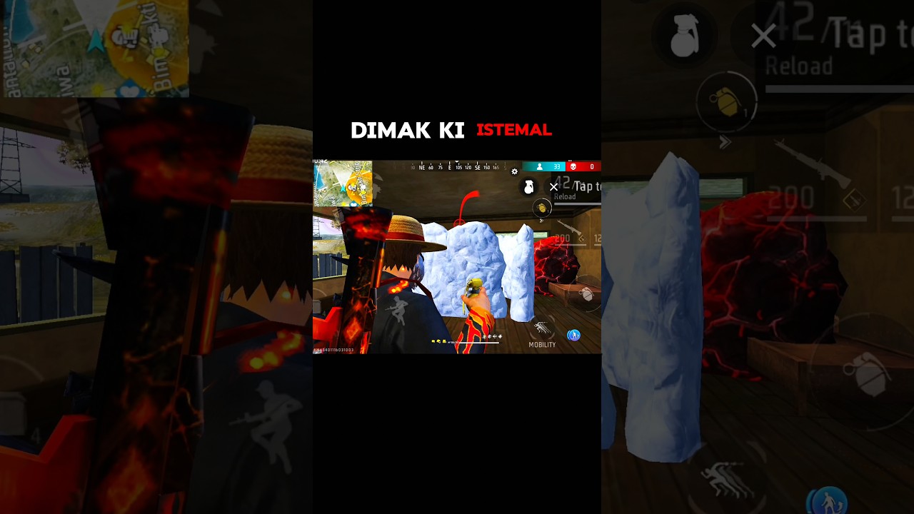 Dimak ki istemal 😎🗿 #shorts #satvik #freefire