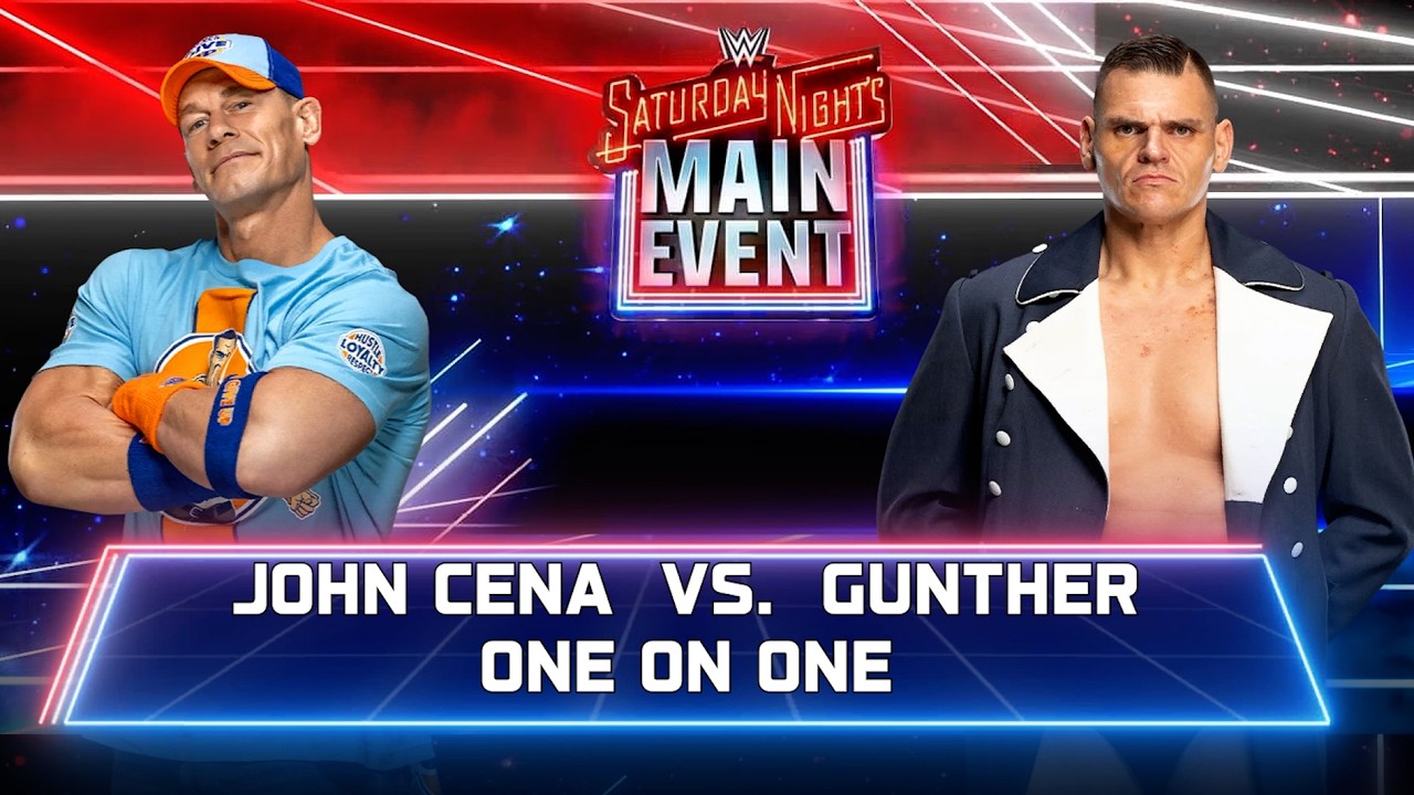 Джон Сина против Гюнтера — поединок один на один в рамках главного события субботнего вечера 13 д...