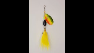 Size 3 french blade spinner with dressed single hook