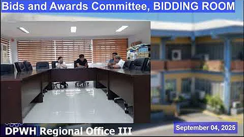 Pre-Bid Conference for DPWH Regional Office III (September 04, 2025)