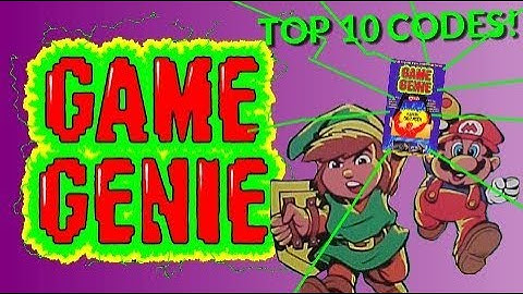 TOP 10 FAVORITE GAME GENIE CODES | MAXIMPACT24