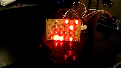 Charlieplexed Binary Clock - Arduino