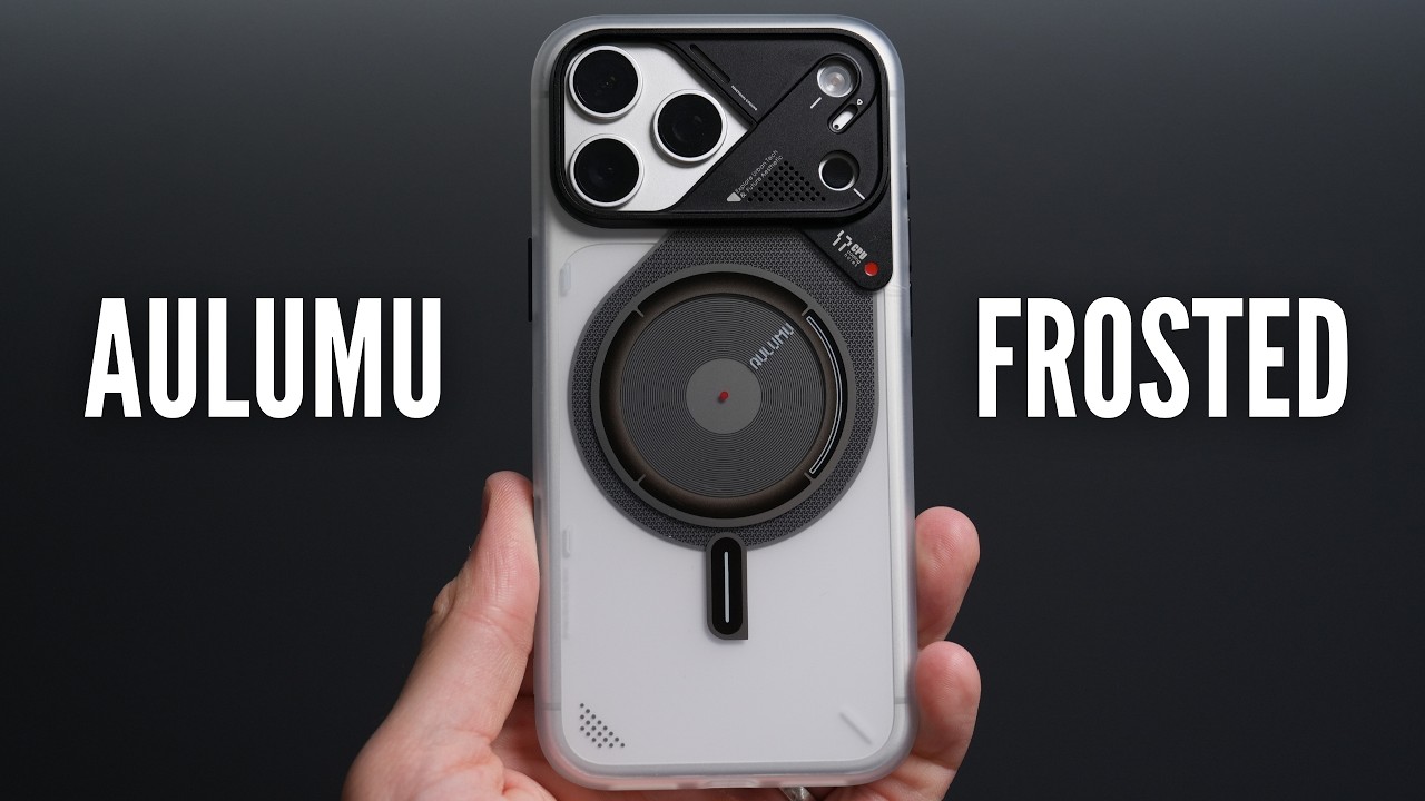 AULUMU Frosted iPhone 17 Pro Max Case - The Most Futuristic Case Yet?