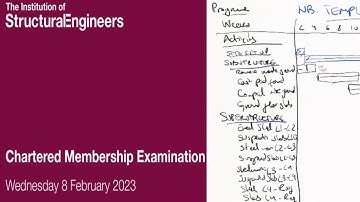 2023 IStructE Past Exam - Question 4 - Section 2D - Part 2E - Method Statement and Programme