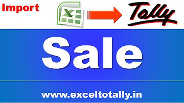 Import Sales From Excel to Tally Without Inventory | CVR | English ☑️