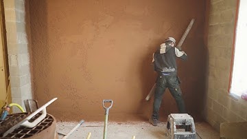 How to clay plaster - using plaster spray