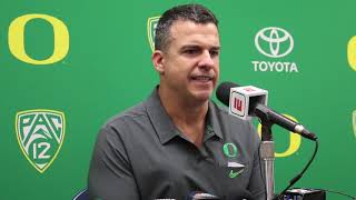 Mario Cristobal postgame Arizona