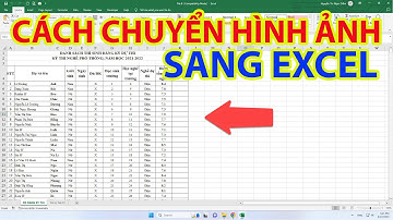Cách Chuyển Hình Ảnh Sang Excel
