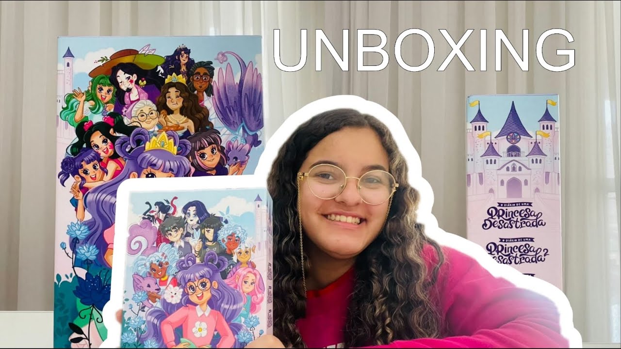 Unboxing do Box de um Diário de uma Princesa Desastrada 💜✨👑