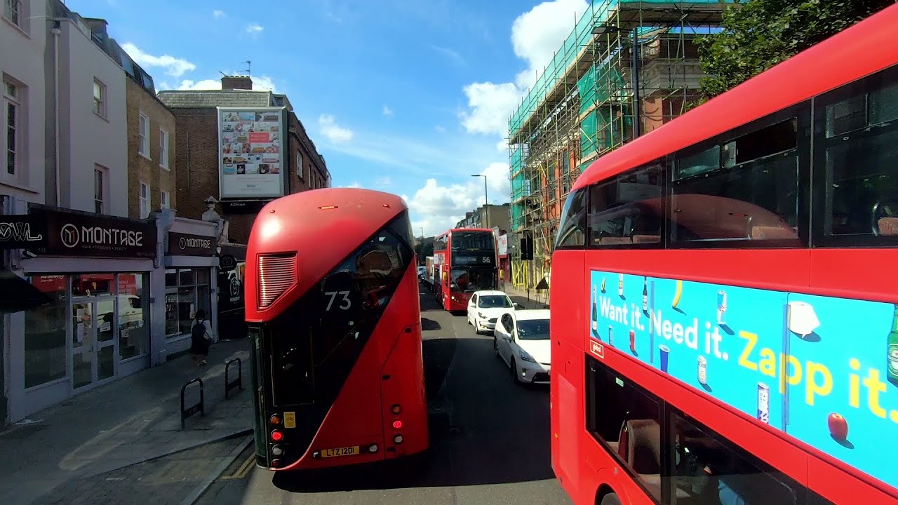 London BUS Ride 🇬🇧 Route 476 - NORTHUMBERLAND PARK to KING'S CROSS via Tottenham, Newington Green 🚌